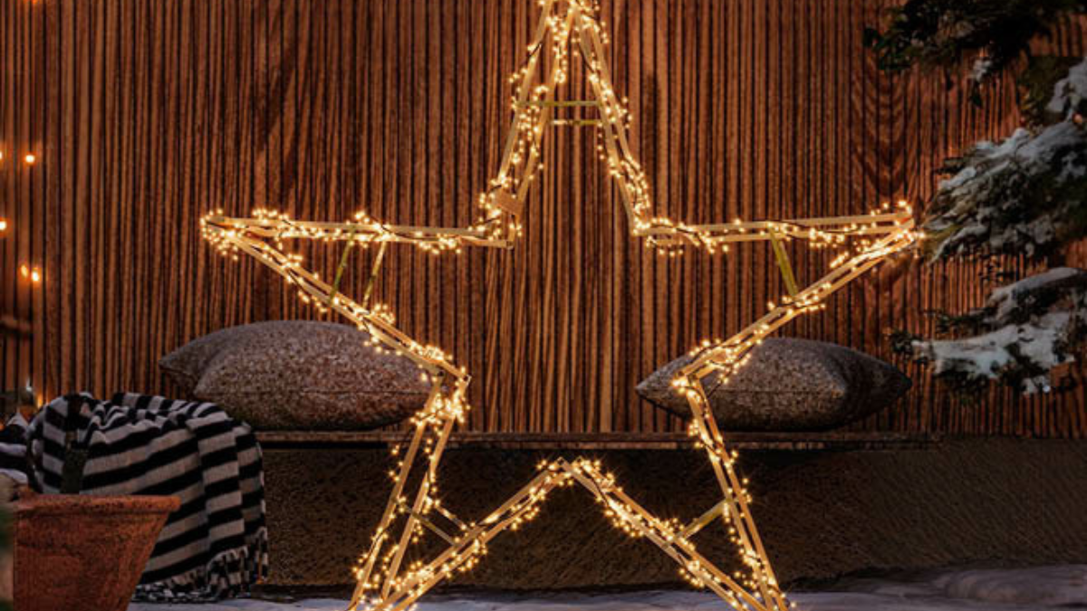 Holzstern groß stehend outdoor – XXL Weihnachtsdeko für Garten: Ideen, Kauf & DIY Anleitung