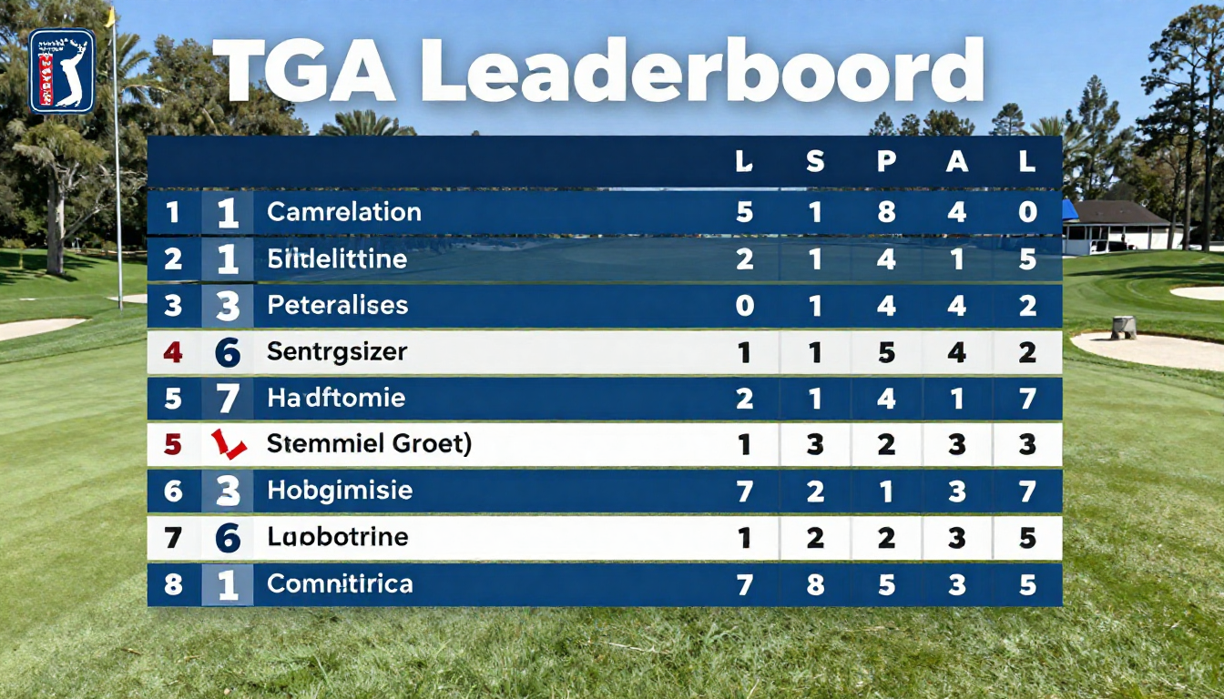 PGA Tour Leaderboard diese Woche: Aktuelle Rangliste, Ergebnisse und Highlights im Überblick